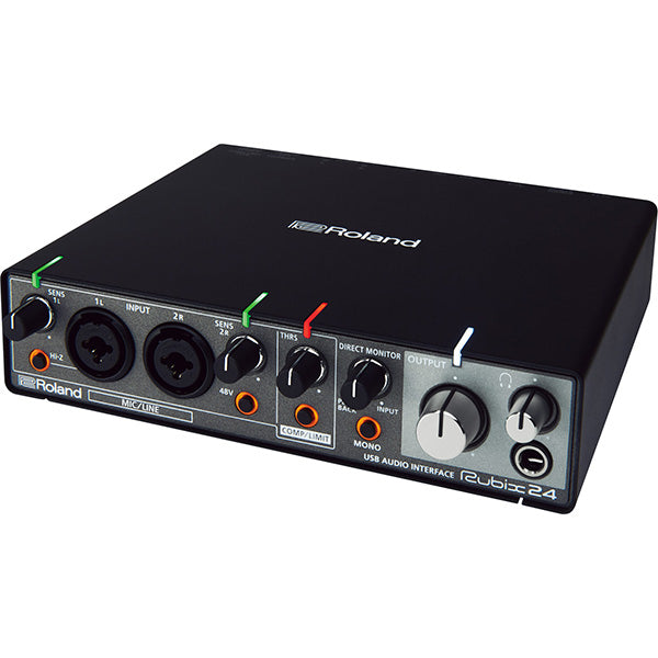 Roland RUBIX-24 USB MIDI Audio Interface 2 Mic Preamp for MAC PC (Rubix24 Rubix 24)