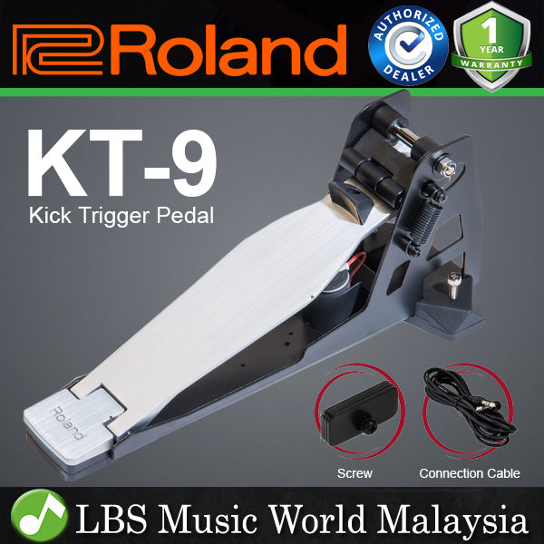 Roland KT-9 Kick Trigger Pedal Pad with Ultra Quiet Link Merchanism (KT9 KT 9)