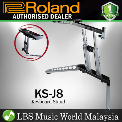 Roland KS-J8 Aluminum Keyboard Stand With High Adjustment (KSJ8 KSJ8)