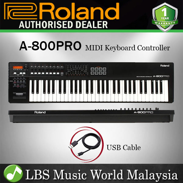 Roland A-800PRO 61 Key usb MIDI Keyboard Controller Pro Series (A800Pro A800 Pro)