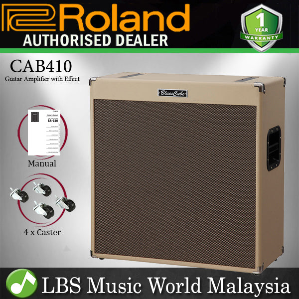 Roland Blues Cube CAB410 Guitar Amplifier Cabinet 100W Speaker Amp (BC-CAB410B)