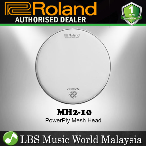 Roland MH2-10 MH2 Series PowerPly Dual-Ply Mesh Head for Drums (MH210 MH2 10)
