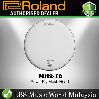 Roland MH2-10 MH2 Series PowerPly Dual-Ply Mesh Head for Drums (MH210 MH2 10)