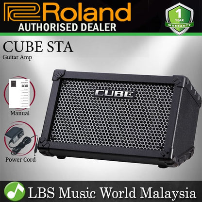 Roland CUBE Street 5W Battery Powered Guitar Amplifier With Effect Speaker Amp (CUBE-STA STA)