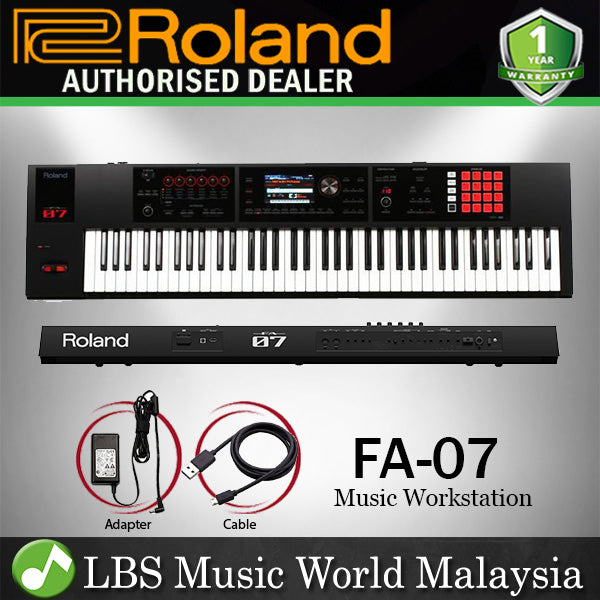 Roland FA-07 76 Key Music Workstation Keyboard with Effects Processing (FA07 FA 07)