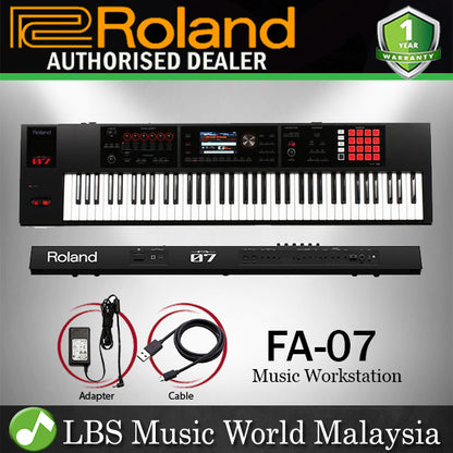Roland FA-07 76 Key Music Workstation Keyboard with Effects Processing (FA07 FA 07)