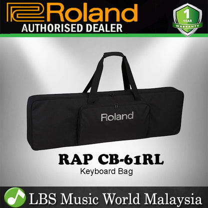 Roland RAP CB-61RL 61 Key Keyboard Gig Bag Carrying Case Black (RAP CB61RL RAP CB 61)