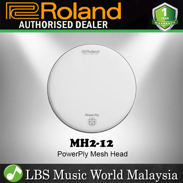 Roland MH2-12 PowerPly Dual-Ply Mesh Head Drumhead for Roland KD-120 (MH212 MH2 12)