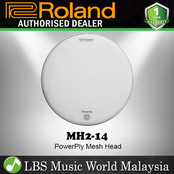 Roland MH2-14 Series PowerPly Mesh Head Drumhead Replacement Head for KD-140 (MH214 MH2 14)