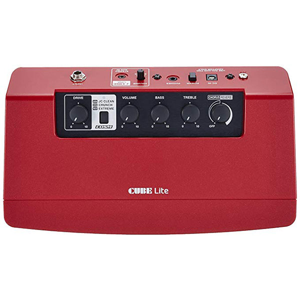Roland CUBE Lite 10W Portable Guitar Amplifier Battery Powered Speaker Amp Red (CUBE-LT-RD)