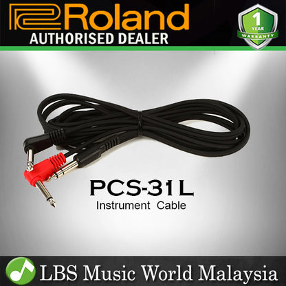 Roland PCS-31L Right Angle Insert Instrument Digital Drum Cable for CY Cymbal Pad (PCS31L)
