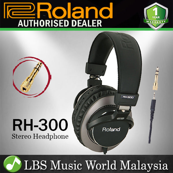 Roland RH-300 Stereo Headphone with Extra Long Cable (RH300 RH 300)