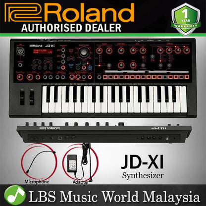 Roland JD-XI 37 Key Interactive Analog Digital Crossover Synthesizer Sequencer & Vocal FX (JDXI JD XI)
