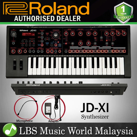Roland JD-XI 37 Key Interactive Analog Digital Crossover Synthesizer Sequencer & Vocal FX (JDXI JD XI)