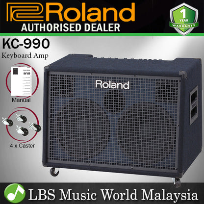Roland KC-990 320W Stereo Mixing Keyboard Amplifier 4 Channel Speaker Amp (KC990 KC 990)