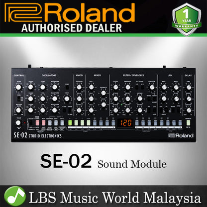 Roland SE-02 Monophonic Analog Synthesizer Module Boutique Series (SE02 SE 02)