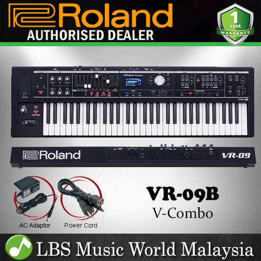 Roland VR-09-B V-Combo Live Performance Portable Stage Keyboard (VR09 VR09B)