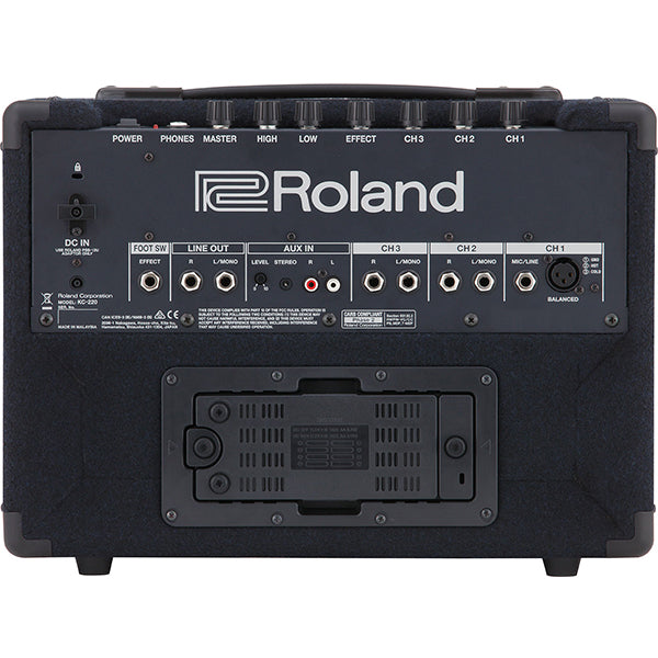 Roland KC-220 30W Battery Powered Stereo Keyboard Amplifier 3 Channel Speaker Amp (KC220 KC 220)