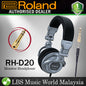 Roland RH-D20 Monitor Headphone Stereo Circumaural (RHD20 RH D20)