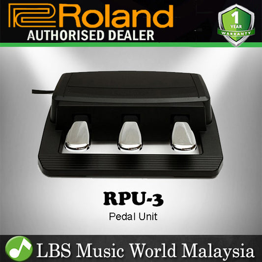 Roland RPU-3 3 Triple Foot Sustain Pedal Damper For Digital Piano (RPU3 RPU 3)