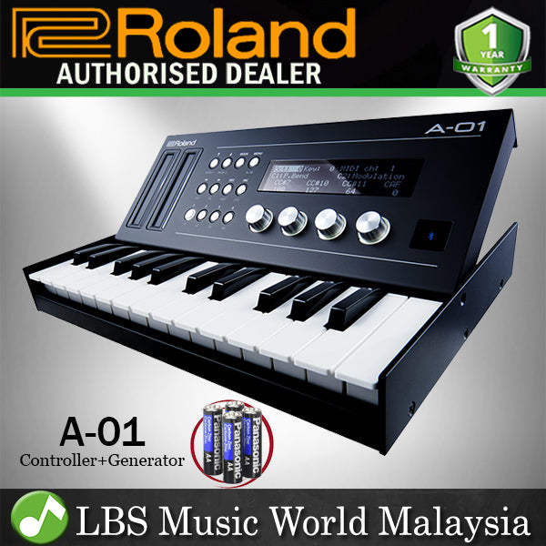 Roland A-01 25 Key Analog Controller Generator 8 Bit Midi Keyboard