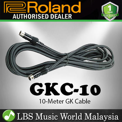 Roland GKC-10 30'ft 13 Pin Cable for Guitar Synthesizer with GK Guitar Systems (GKC10 GKC 10)