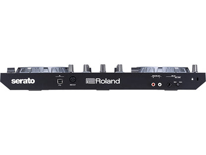 Roland DJ-202 Serato 2 Channel DJ Mixer Controller with Drum Machine Black (DJ202 DJ 202)