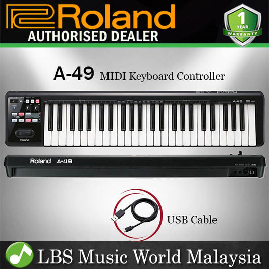 Roland A-49 49 Key USB MIDI Keyboard Controller (A49 A 49)