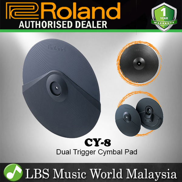 Roland CY-8 12 Inch Dual-Trigger Cymbal Pad for V-Tour Series V-Drums (CY8 CY 8)