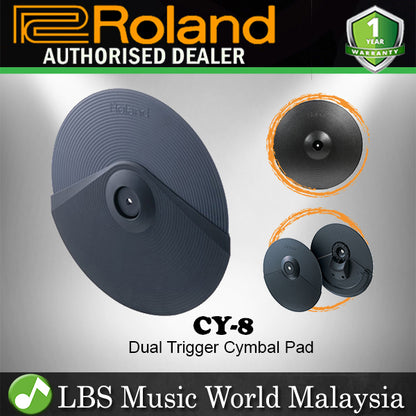 Roland CY-8 12 Inch Dual-Trigger Cymbal Pad for V-Tour Series V-Drums (CY8 CY 8)