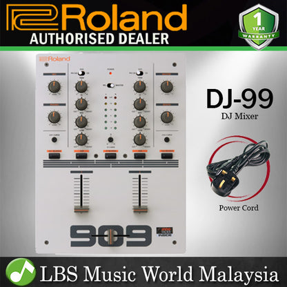 Roland DJ-99 2 Channel DJ Mixer White DVS Output (DJ99 DJ 99)