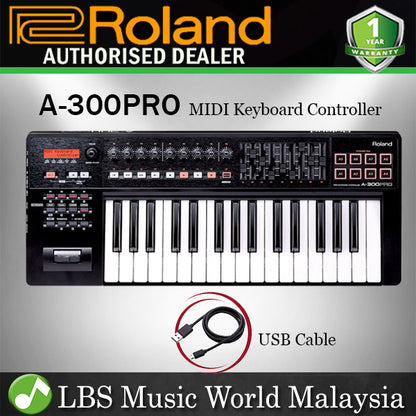 Roland A-300PRO 32 Key USB Midi Controller Keyboard (A300Pro A300 Pro)