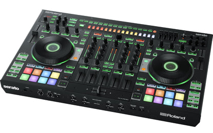 Roland DJ-505 Serato 2 Channel Pro Controller with Drum Machine Black (DJ505 DJ 505)