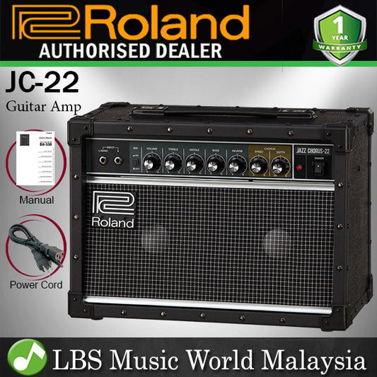 Roland JC-22 Jazz Chorus Amp Electric Guitar Speaker Amplifier (JC22 JC 22)