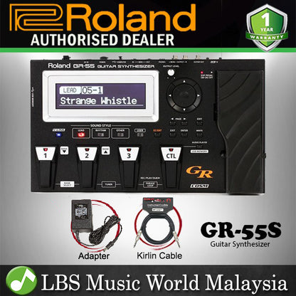 Roland GR-55S Guitar Foot Effect Pedal Synthesizer Onboard USB Synth Player (GR55 GR 55S)