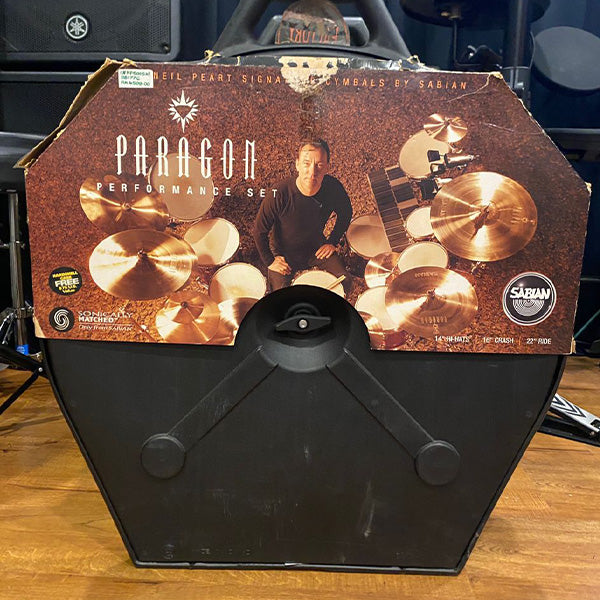 [Clearance] Sabian Paragon Performance Set Cymbals with 14" Hihat, 16" Crash and 22" Ride