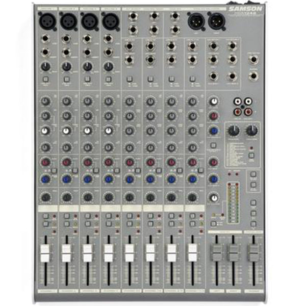 [Discontinued] Samson MDR1248 12 Channel 4 Mic Line in Audio Mixer with Internal Effect (MDR 1248)