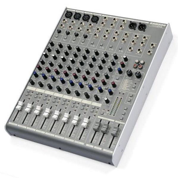 [Discontinued] Samson MDR1248 12 Channel 4 Mic Line in Audio Mixer with Internal Effect (MDR 1248)