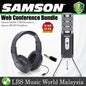 Samson Web Conference Bundle with SR350 Over Ear Headphone and Satellite USB Microphone with Mic Stand (SR-350)