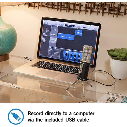 Samson Web Conference Bundle with SR350 Over Ear Headphone and Satellite USB Microphone with Mic Stand (SR-350)