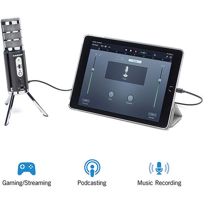 Samson Web Conference Bundle with SR350 Over Ear Headphone and Satellite USB Microphone with Mic Stand (SR-350)