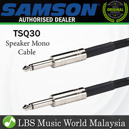 Samson TSQ30 Tourtek 9 Metre Mono To Mono Speaker Cable (TSQ 30)