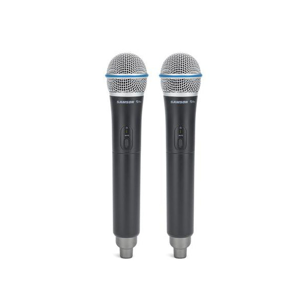 Samson CR288x Handheld Dual Channel Wireless System with Q8x Dynamic Microphone Band H (CR 288x)