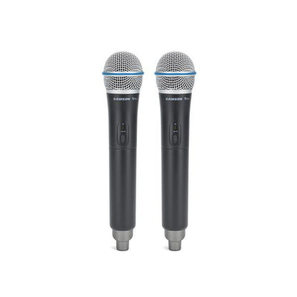 Samson CR288x Handheld Dual Channel Wireless System with Q8x Dynamic Microphone Band H (CR 288x)