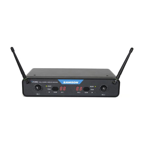 Samson CR288x Handheld Dual Channel Wireless System with Q8x Dynamic Microphone Band H (CR 288x)