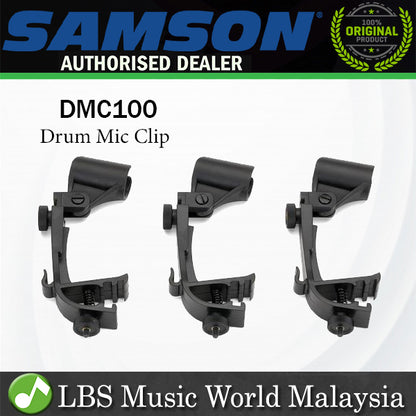Samson DMC100 Drum Microphone Clips 3 Pack (DMC 100) *Call for Status Check