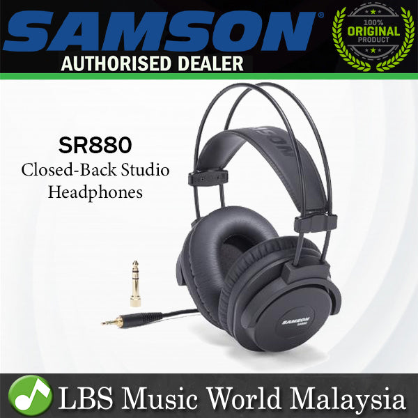 Samson SR880 Single Closed-Back Studio Reference Headphones (SR 880)