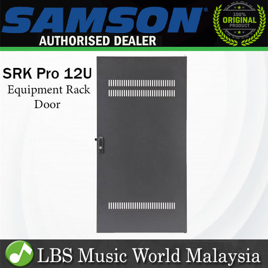 [Discontinued] Samson SRK Pro Metal Front Rear Equipment Rack Door 12U (SRK 12U) *Call for Status Check