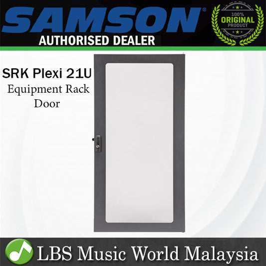 [Discontinued] Samson SRK Pro Plexi Front Rear Equipment Rack Door (Plexi 21U) *Call for Status Check