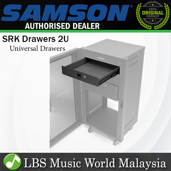 Samson DR2U SRK 19 Inch 1 Space Universal Rack Drawer (DR 2U) *Call for Status Check